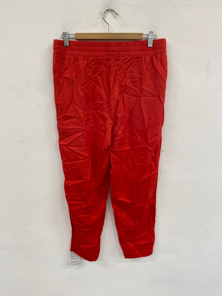 Stunning Baukjen Straight Leg Pants UK 14 Red KM001