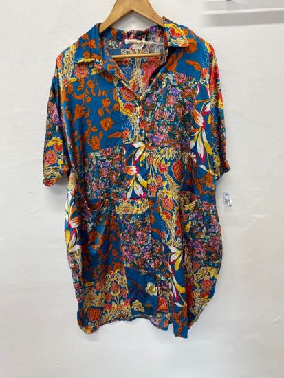 Stunning Malissa J Tunic Dress One Size Multi-colored shirt top KM001