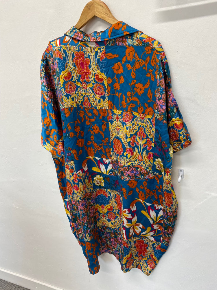 Stunning Malissa J Tunic Dress One Size Multi-colored shirt top KM001