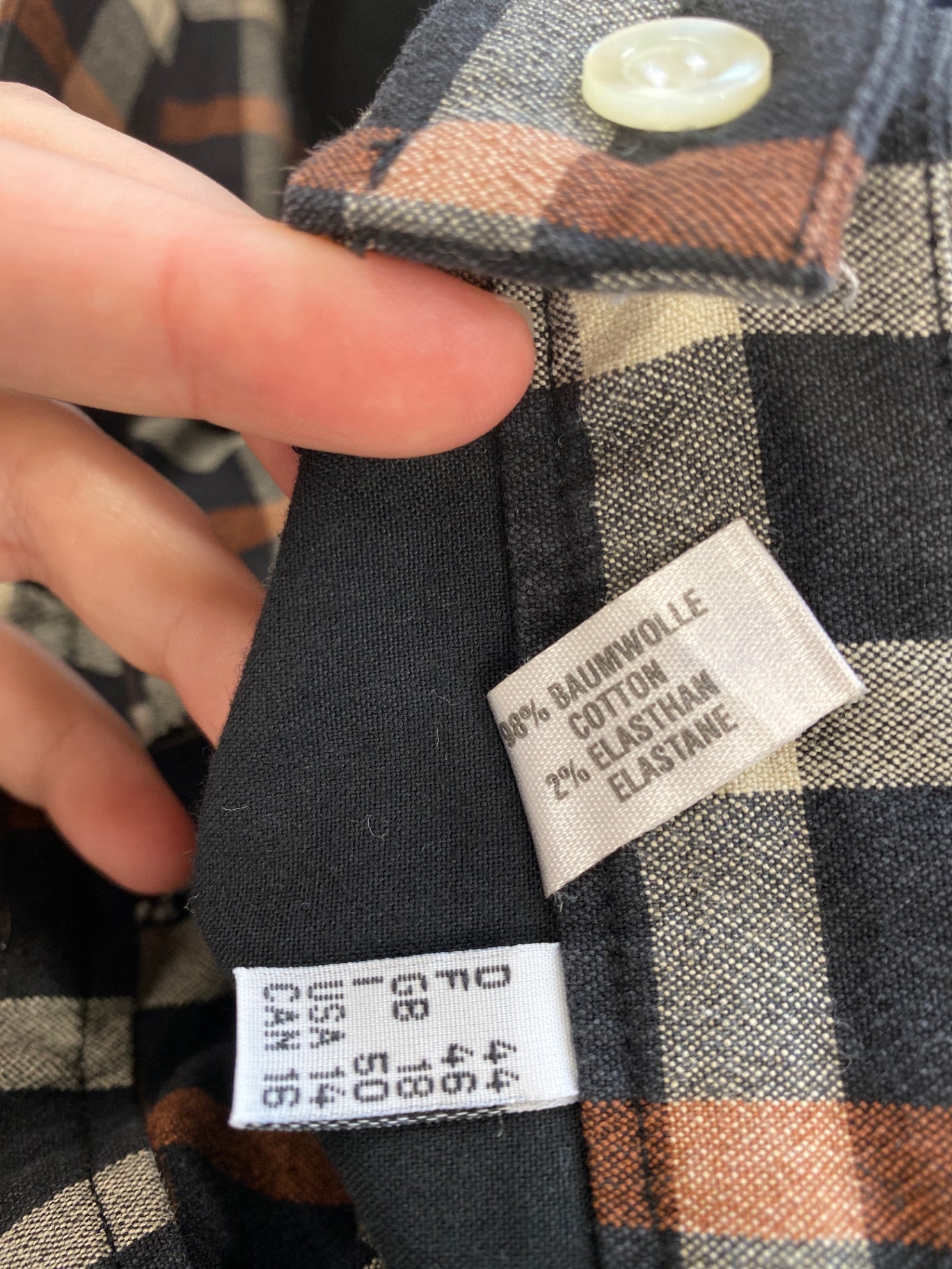 Stunning Daks London Shorts UK 18 Black & Beige Check KM001