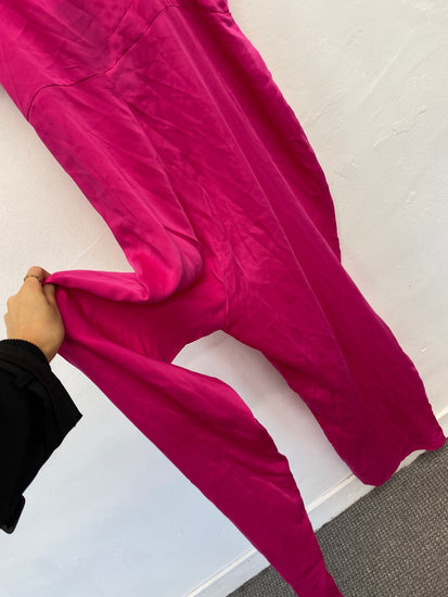 Gorgeous Sosandar Jumpsuit UK 18 Pink wedding guest party DF001