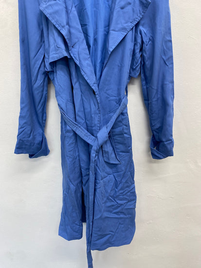 Gorgeous next Trench Coat UK 10 Blue city vibes spring CD001