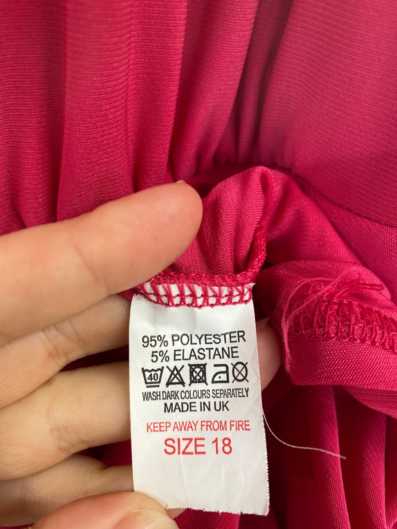 Gorgeous Forever Unique Mini Dress UK 18 Hot Pink DF001