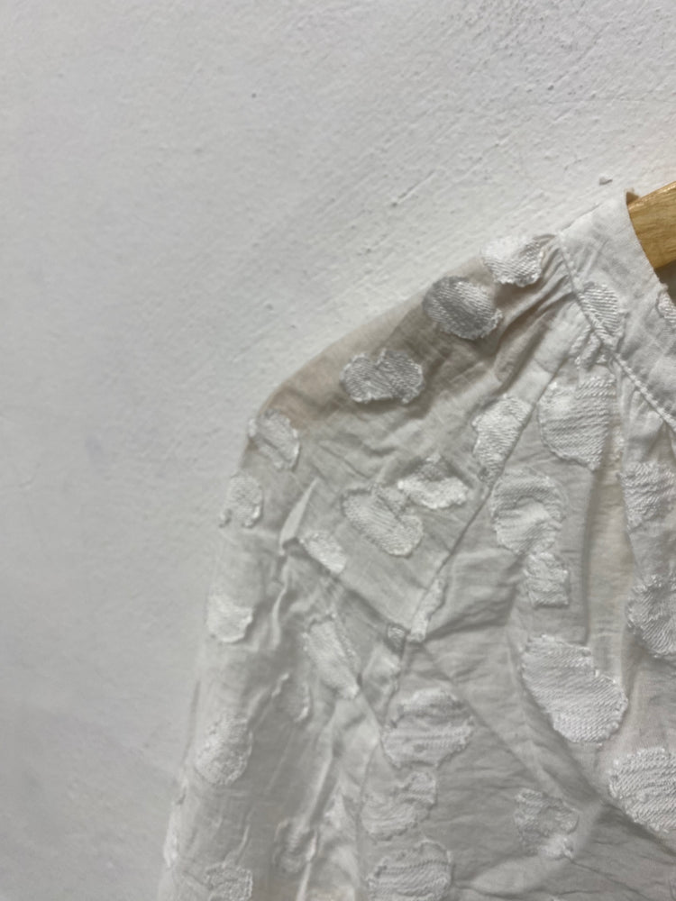 Gorgeous Mint Velvet Gypsy blouse Uk 12 White Classic CP002