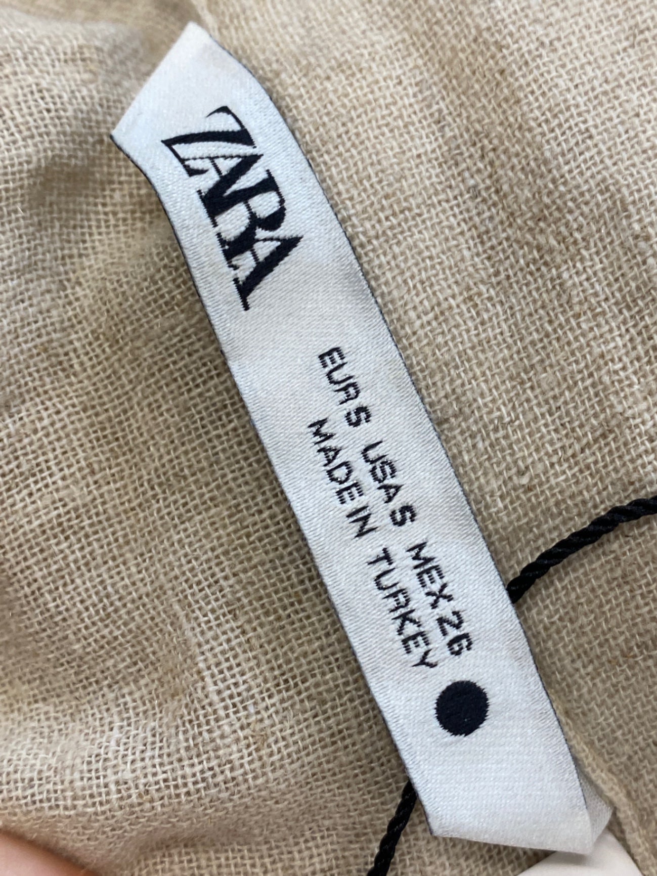 Gorgeous Zara Dress Uk s Beige linen summer CP002