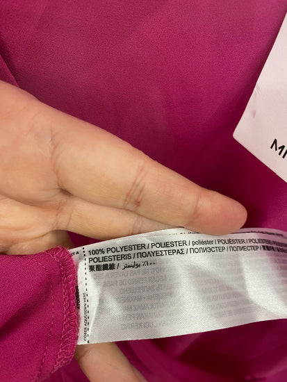 Gorgeous Mango Wrap Front Vest Top UK 16 Magenta DF001