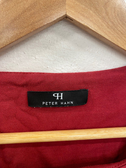 Gorgeous Peter Hahn Midi Dress UK 16 Red KM001 