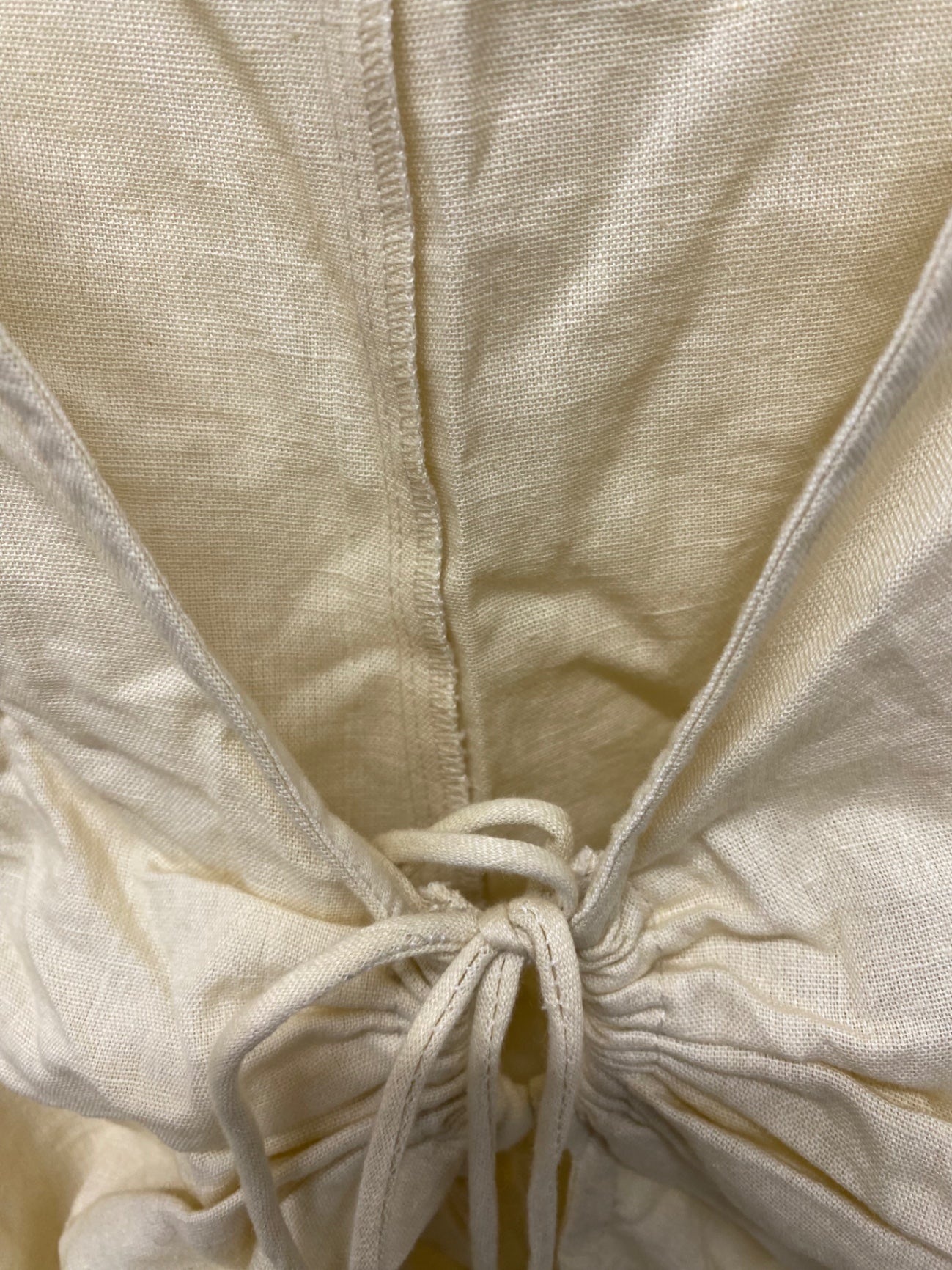 Gorgeous Collusion Tie front top Uk10 Beige