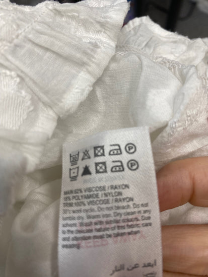 Gorgeous Mint Velvet Gypsy blouse Uk 12 White Classic CP002