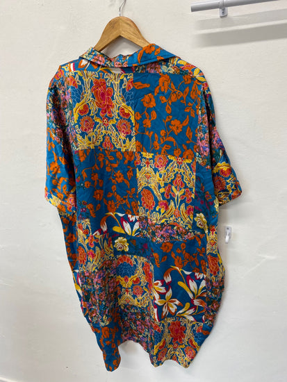 Stunning Malissa J Tunic Dress One Size Multi-colored shirt top KM001