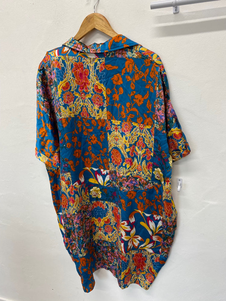 Stunning Malissa J Tunic Dress One Size Multi-colored shirt top KM001