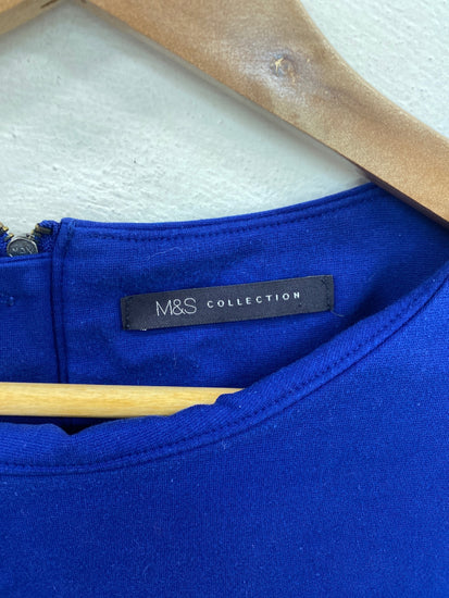 Gorgeous Marks & Spencers Mini dress UK 16 Cobalt Blue KM001