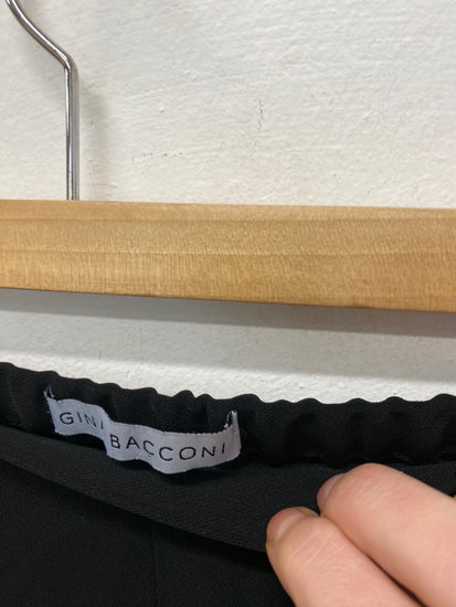 Stunning Gina Bacconi Wide leg trousers uk16 Black KM001