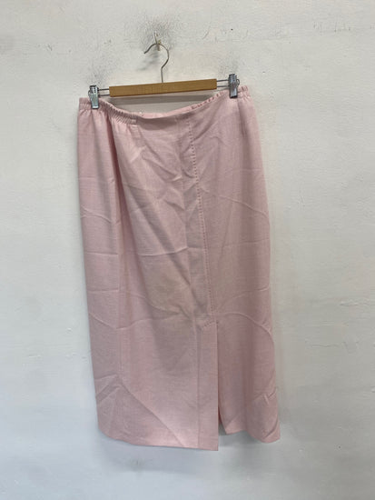 Gorgeous Personal Choice Skirt suit textured UK 16 Light pink Formal KM001