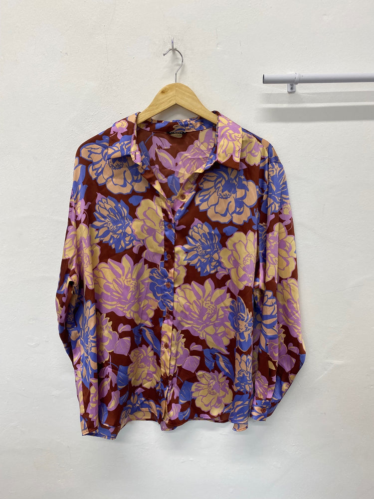 Gorgeous Et Vous Blouse uk18 Multicolor floral KM001