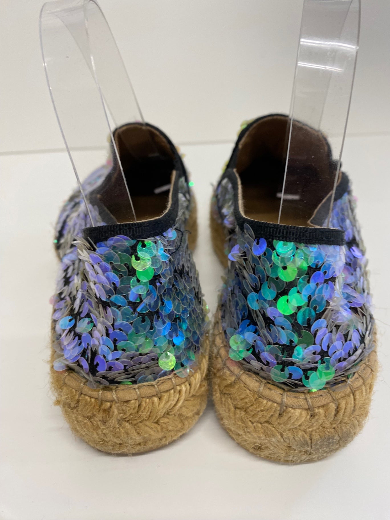 Gorgeous Kurt Geiger Espadrilles Uk7 Multicolored Sequin flat forms MS008