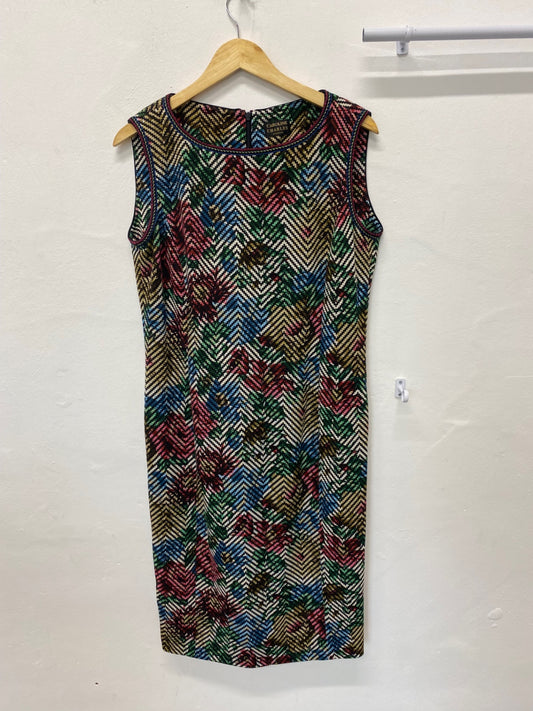 Gorgeous Caroline Charles Dress uk16 Multicolored classic shift occasion Party KM001