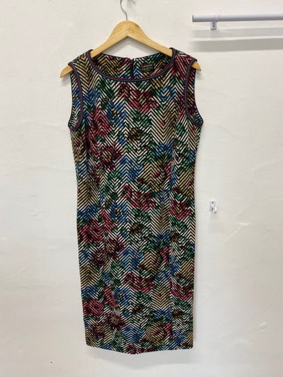 Gorgeous Caroline Charles Dress uk16 Multicolored classic shift occasion Party KM001