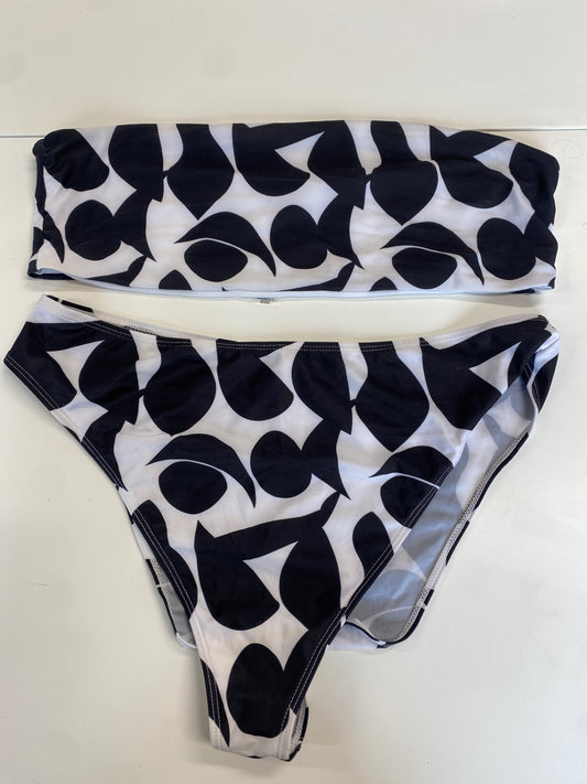 Gorgeous Boohoo Bikini UK 18 Black and White geometrical summer DF001