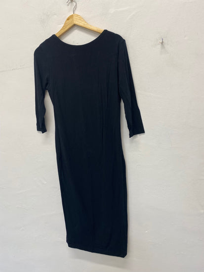 Gorgeous Baukjen Dress 16 Navy Blue Bodycon fully lined support dress KM001