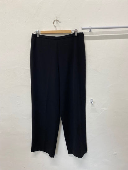 Stunning Gina Bacconi Wide leg trousers uk16 Black KM001