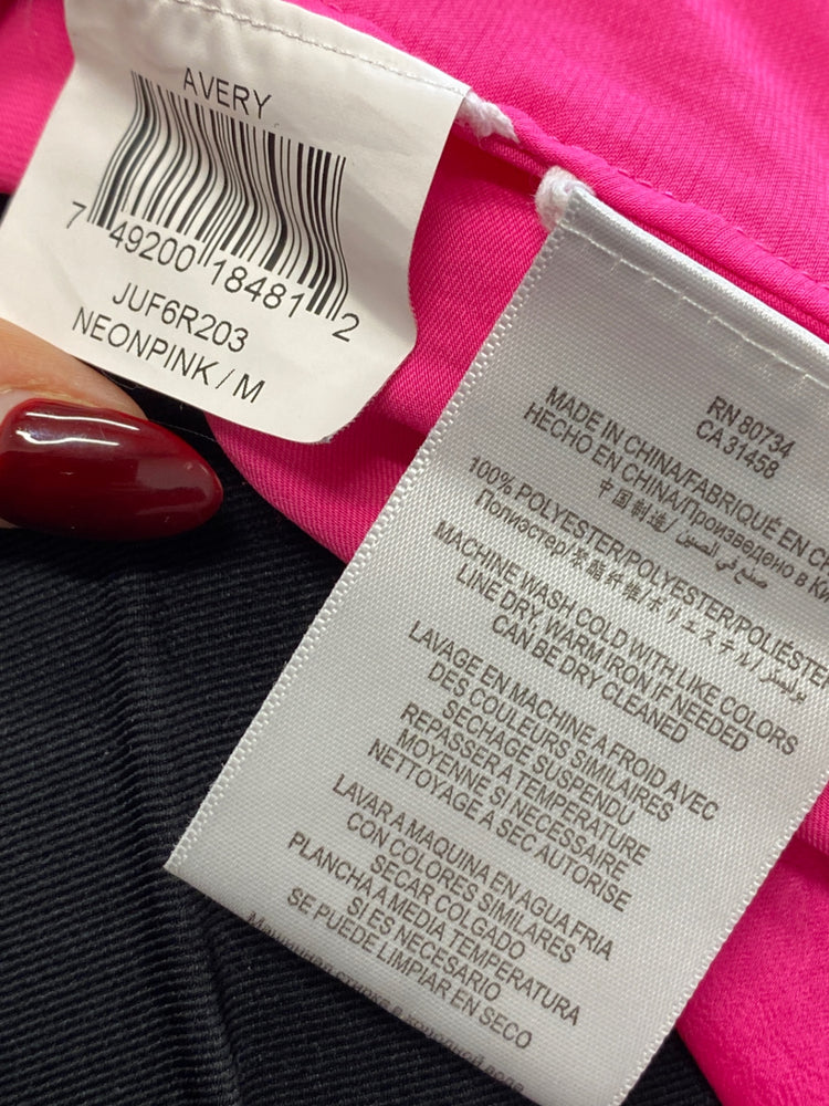 Gorgeous BCBG Maxazria Dress Uk M Pink floral y summer festival vibe DF001