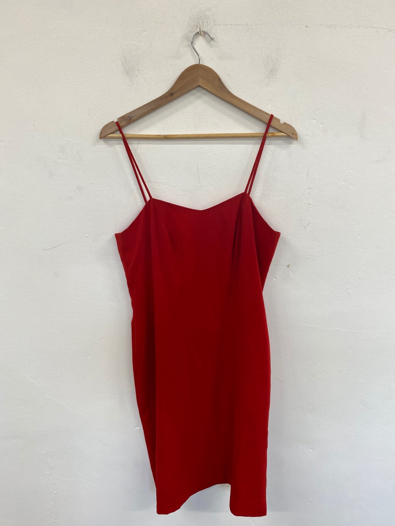 Gorgeous Unbranded Vintage Mini dress UK 10 Red CD001