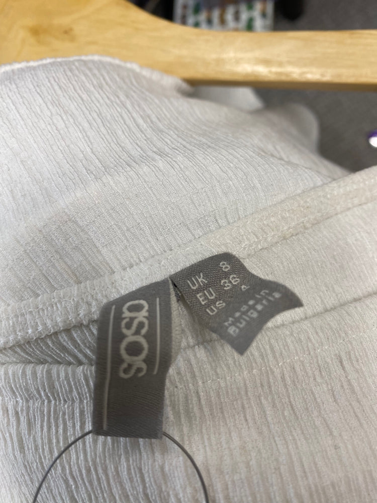 Gorgeous ASOS Mini dress UK 8 Cream summer holiday CP002