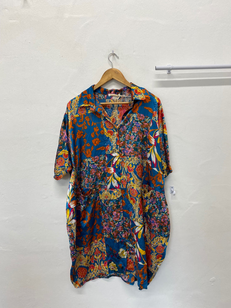 Stunning Malissa J Tunic Dress One Size Multi-colored shirt top KM001