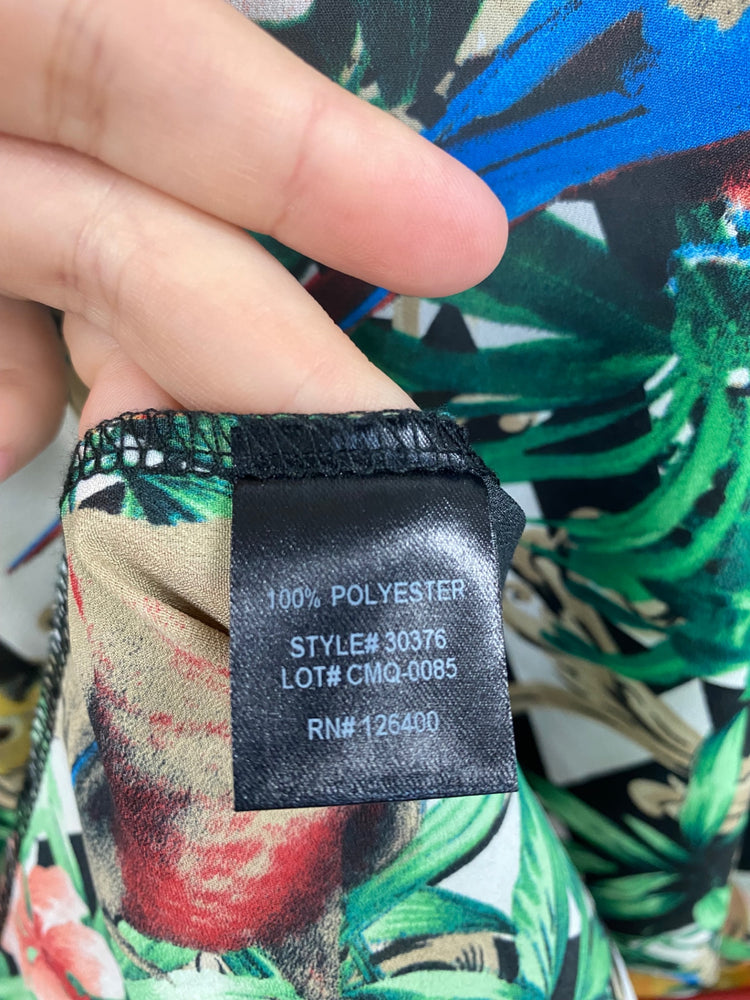 Fabulous Chelsea Muse Mini dress L Multicolor Geo Tropical Print KM001