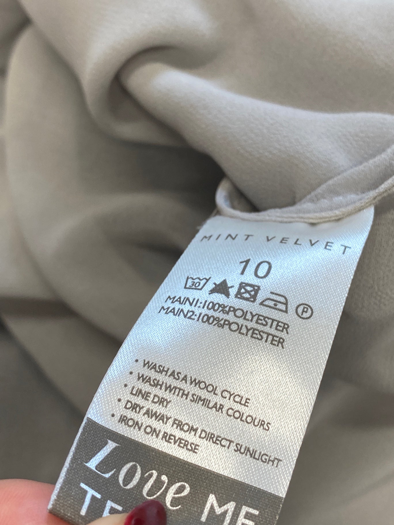 Stunning Mint Velvet Tunic top UK 10 Grey lace floaty AM011