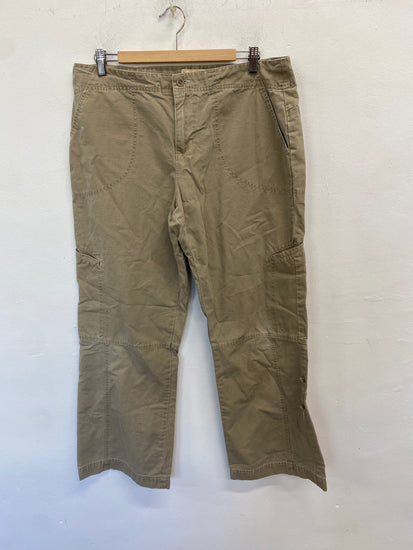 Stunning Royal robbins Cargo Pants UK 16 Beige casual KM001
