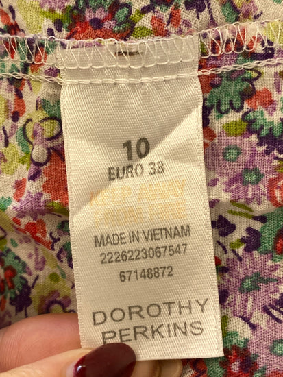 Stunning Dorothy Perkins Tank Top UK 10 Multicolored floral AM011