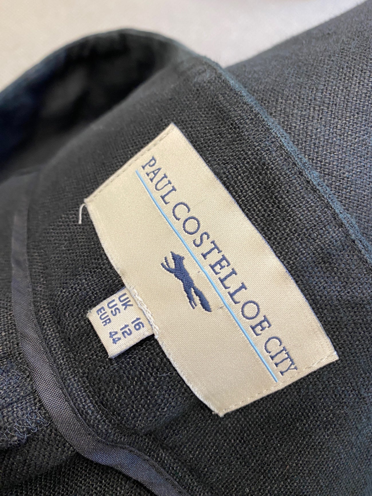 Stunning Paul costelloe Pants 16 Black lightweight cropped KM001