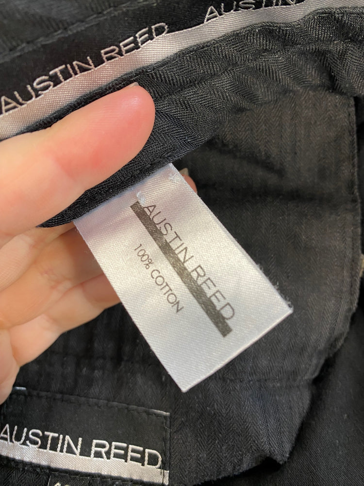 Smart Austin Reed Trousers 40R Black KM001