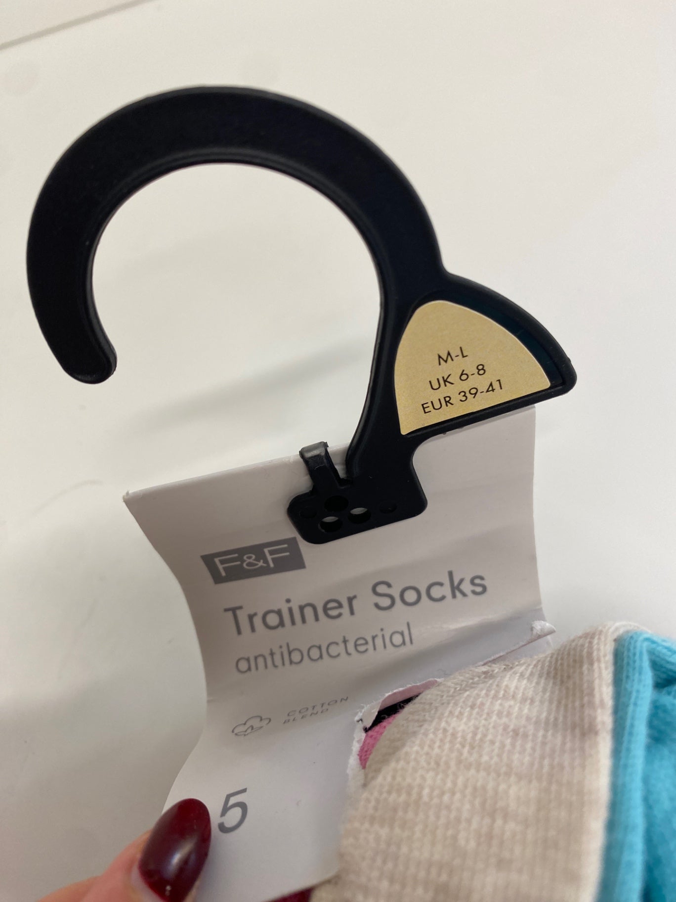 Lovely F&F Socks 6-8 Years Multicolor dog pattern KM001 
