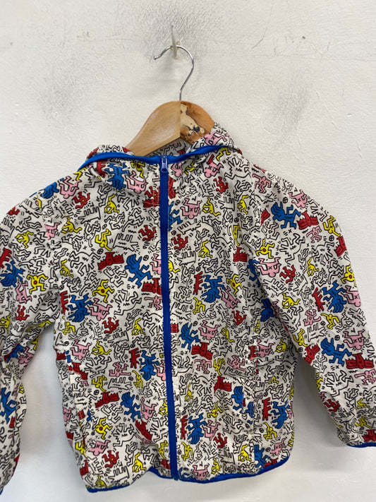 Fabulous Uniqlo Jacket Age 6 Multicolor pattern KM001