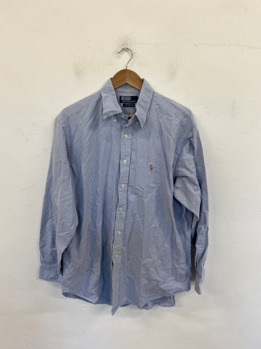 Smart Polo by Ralph Lauren Yarmouth Shirt L Light blue KM001