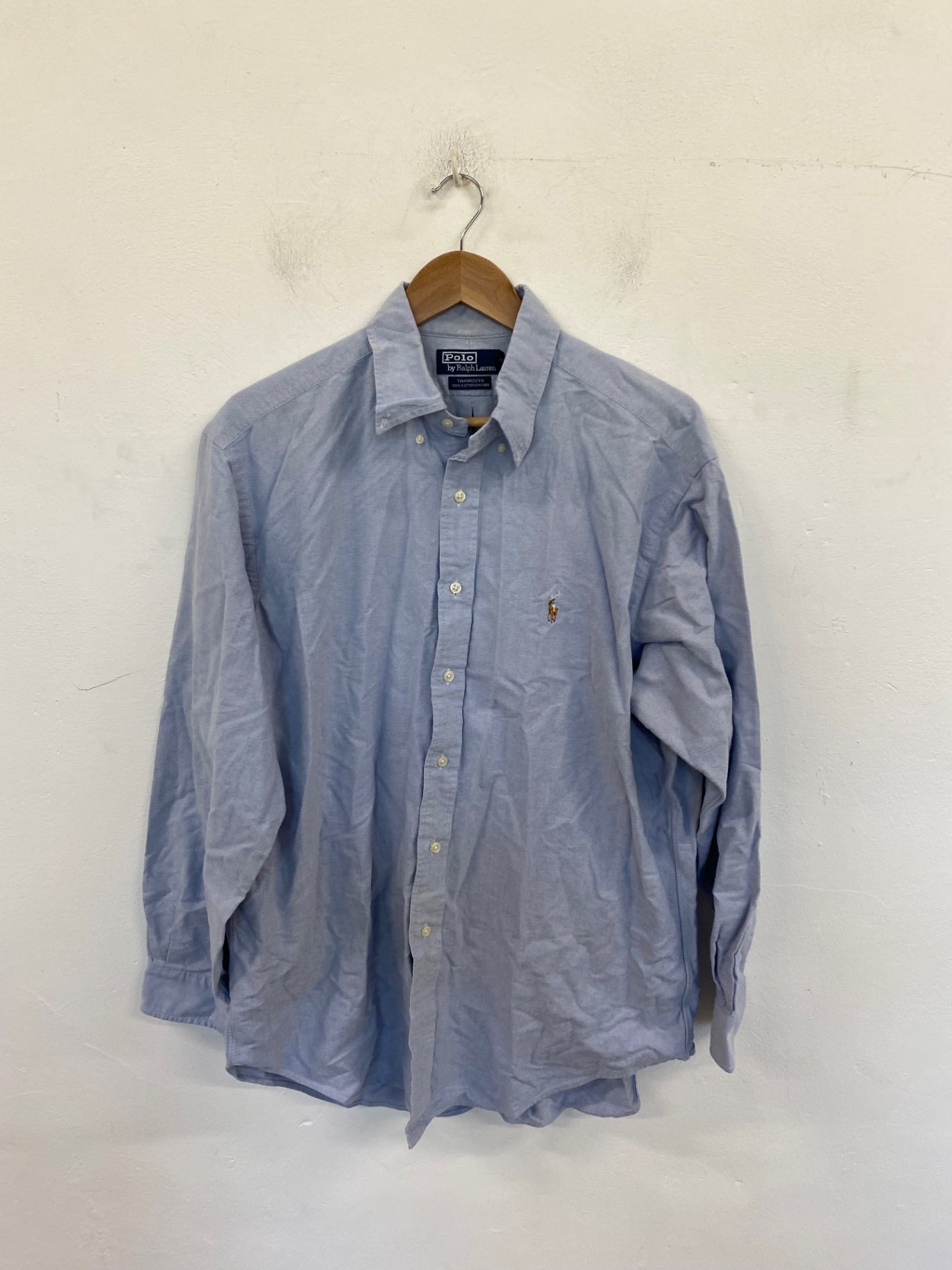 Smart Polo by Ralph Lauren Yarmouth Shirt L Light blue KM001