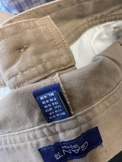 Stunning GANT Shorts Uk20 Fawn Brown kM001 