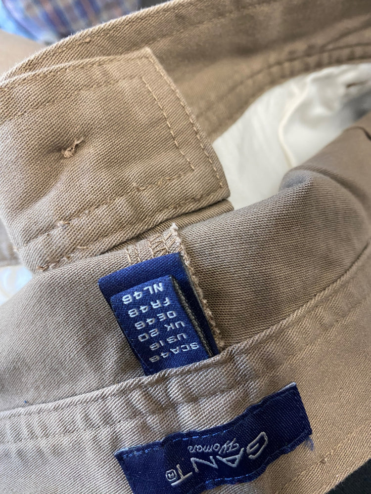 Stunning GANT Shorts Uk20 Fawn Brown kM001 