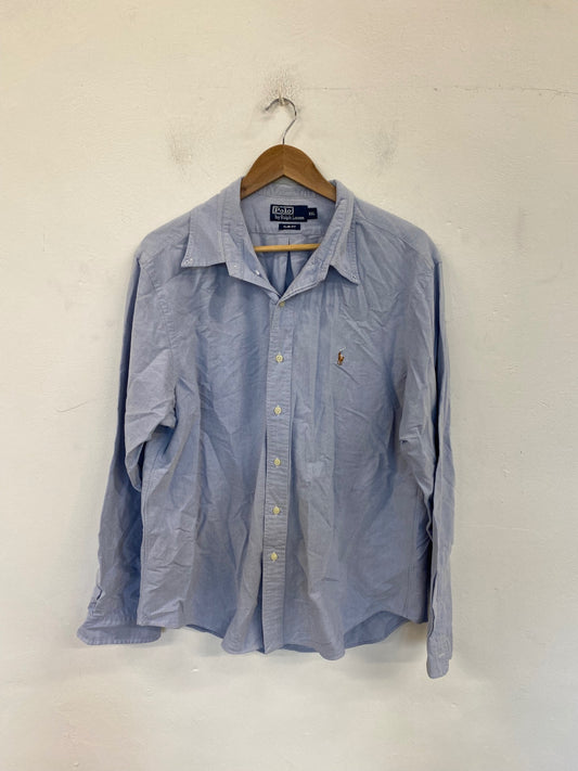 Stunning Polo Ralph Lauren Shirt XXL Light Blue KM001