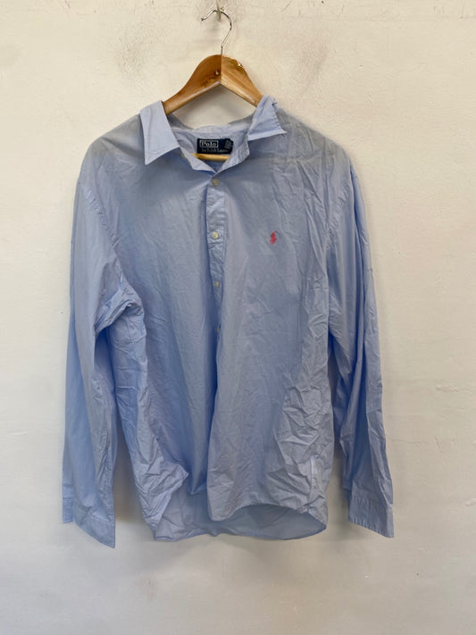 Classic Polo Ralph Lauren Shirt Uk xxL Light blue KM001