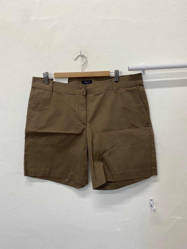 Stunning GANT Shorts Uk20 Fawn Brown kM001 