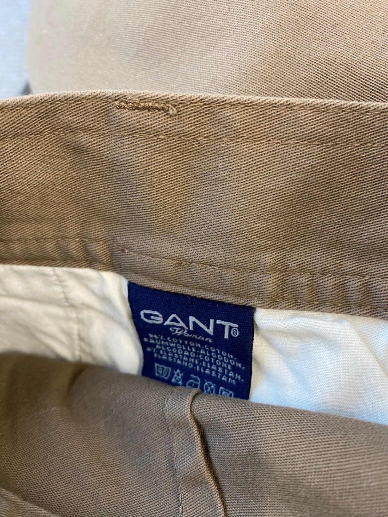 Stunning GANT Shorts Uk20 Fawn Brown kM001 