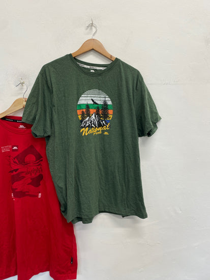 Fabulous trio Columbia T-Shirt Uk xxL White #16 KM001 