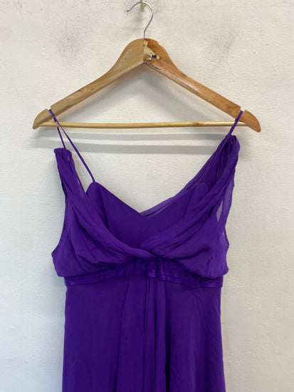Stunning Lk bennett Dress UK 10 Purple summer race day AM011