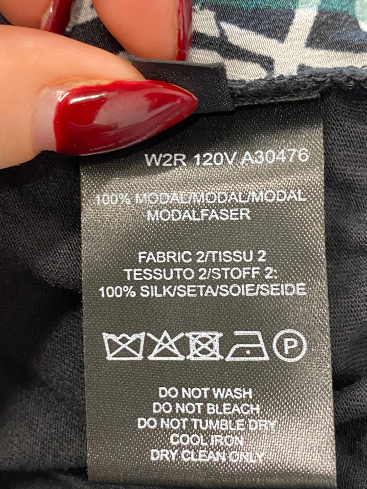 Stunning Paul smith Dress uk XL Black floral summer KM001