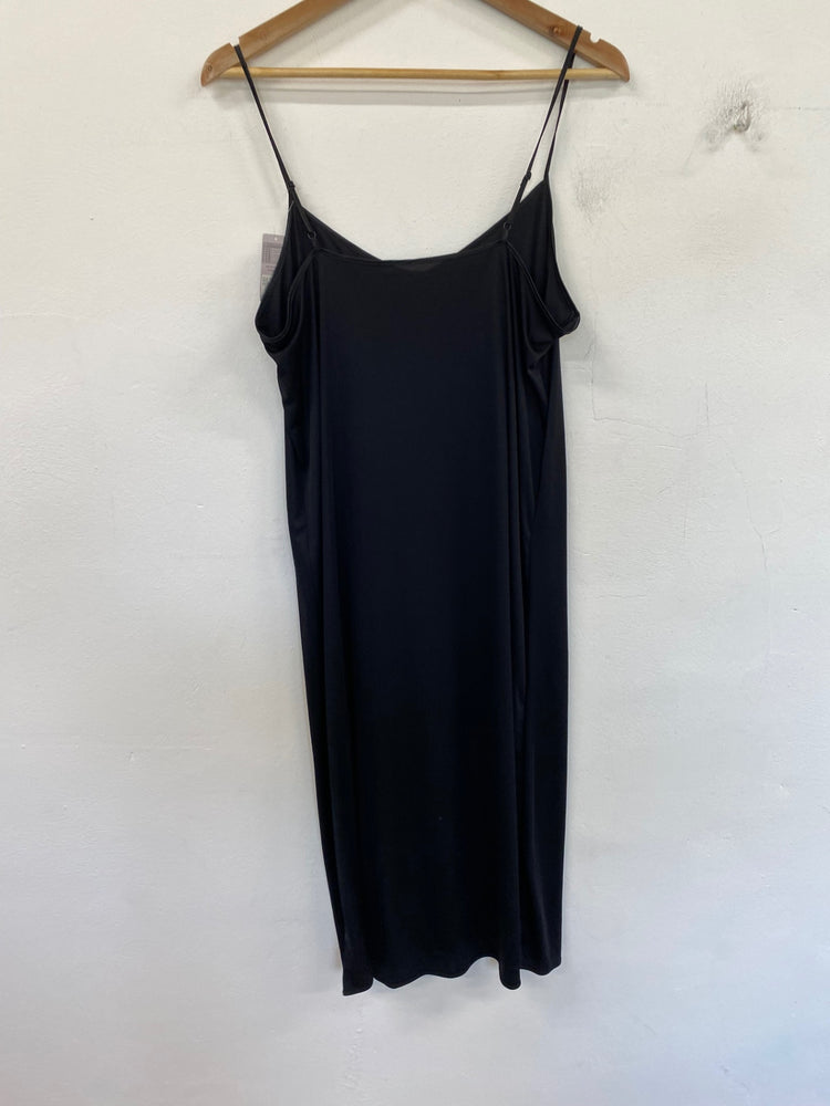 Stunning Marks & Spencers Slip Dress UK 16 Black KM001