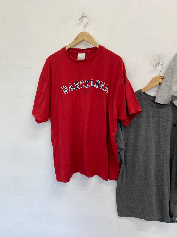 Fabulous bundle Nike T-Shirt uk XL Grey red #13 KM001